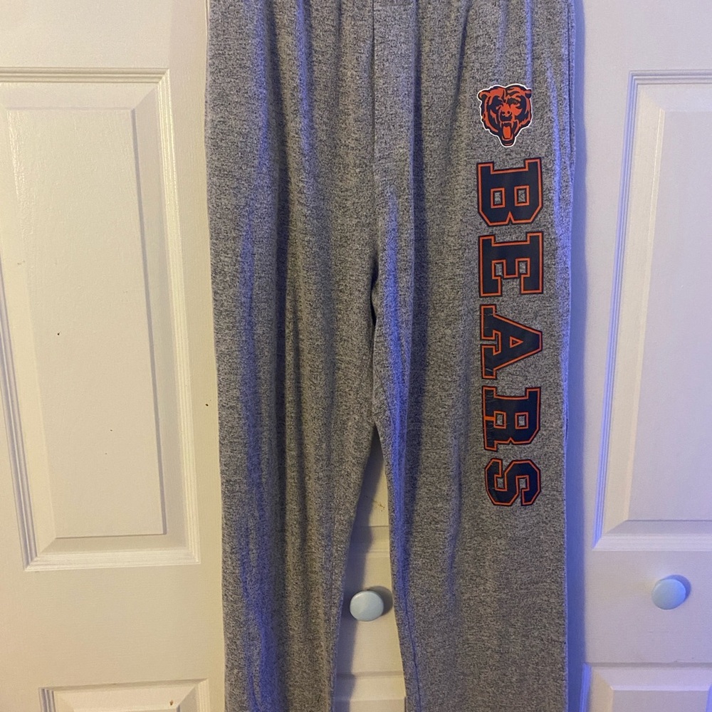 Chicago Bears wide leg sweatpants